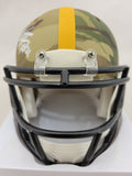 NAJEE HARRIS SIGNED PITTSBURGH STEELERS CAMO SPEED MINI HELMET FANATICS QR