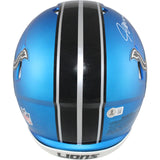 Jameson Williams Autographed Detroit Lions Authentic 24 Alt Helmet Beckett 51292