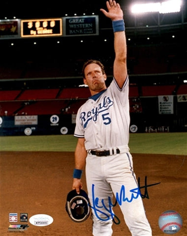 KC Royals HOF'er GEORGE BRETT Signed 16x20 AUTO Photo #4 AUTO - JSA