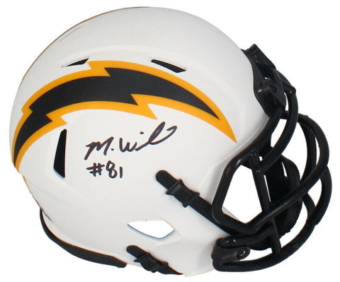 Mike Williams Autographed Los Angeles Chargers Lunar Eclipse Mini Helmet Beckett