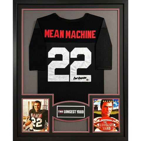 Burt Reynolds Autographed Signed Framed The Longest Yard Jersey BECKETT