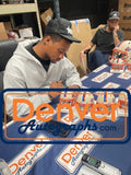 Patrick Surtain Autographed Denver Broncos Retro Mini Helmet Beckett 56415