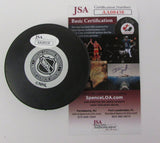 Justin Williams Flyers Autographed/Signed Flyers Logo Puck JSA 138840