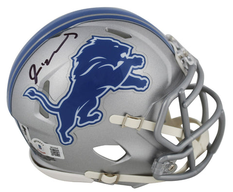 Lions Jameson Williams Authentic Signed Speed Mini Helmet BAS Witnessed