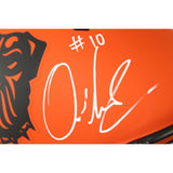 Quinshon Judkins Autographed Cleveland Browns Pro Rave Helmet Beckett WIT 53109