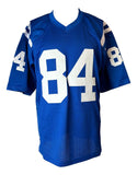 Tyler Warren Indianapolis Signed Autographed Blue Football Jersey JSA