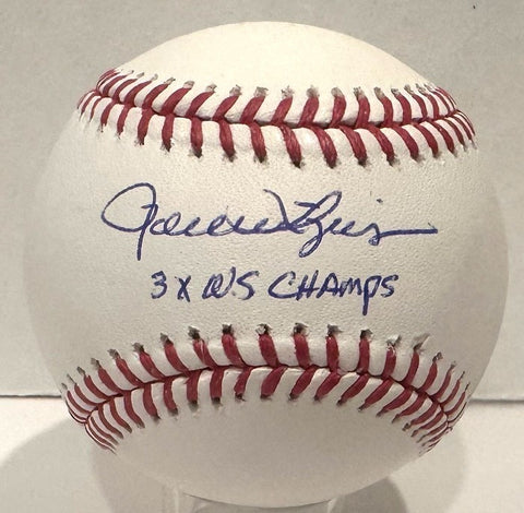Athletics ROLLIE FINGERS Signed Official MLB Baseball AUTO w/ 3xWS Champs - BAS