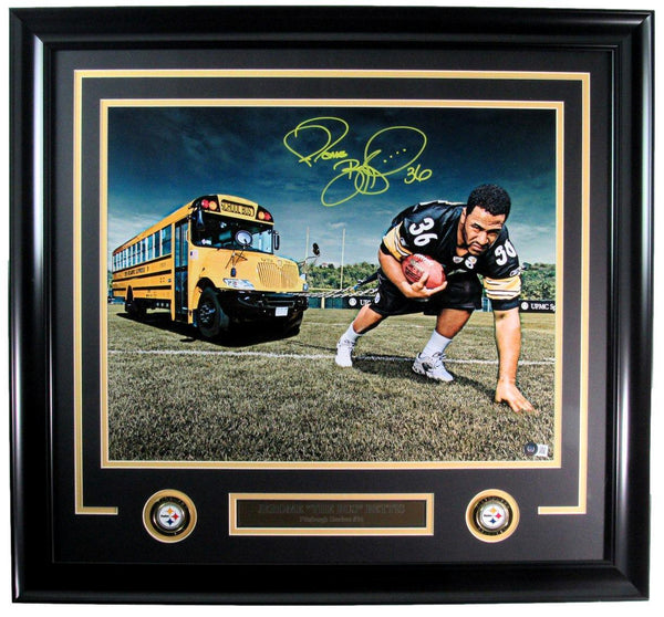 Jerome Bettis HOF Autographed 16x20 Photo Steelers Framed Beckett 182092
