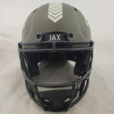 TRAVIS ETIENNE SIGNED JAGUARS F/S STS SPEED AUTHENTIC HELMET BECKETT