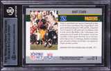 Packers Bart Starr Signed 1990 Pro Set Super Bowl MVP'S #1 Card BAS Slabbed