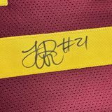 Autographed/Signed LenDale White USC Southen Cal Maroon College Jersey JSA COA