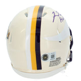 Fran Tarkenton Autographed "HOF 86" Minnesota Vikings RETRO Mini Helmet Beckett