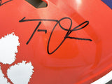 TREVOR LAWRENCE & UIAGALELEI AUTOGRAPHED CLEMSON FULL SIZE AUTHENTIC HELMET