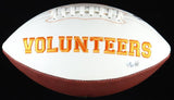 Velus Jones Jr. Signed Tennessee Volunteers Logo Football (Beckett) Chicago Bear