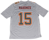 PATRICK MAHOMES SIGNED KANSAS CITY CHIEFS GRAY NIKE SUPER BOWL LVII JERSEY BAS