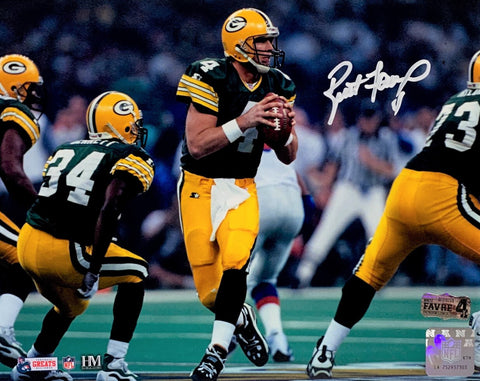 Packers NFL MVP & Hall of Famer BRETT FAVRE Signed 8x10 Photo #2 AUTO