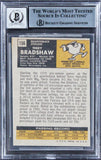Steelers Terry Bradshaw Authentic Signed 1971 Topps #156 Card Auto 10 BAS Slab 2