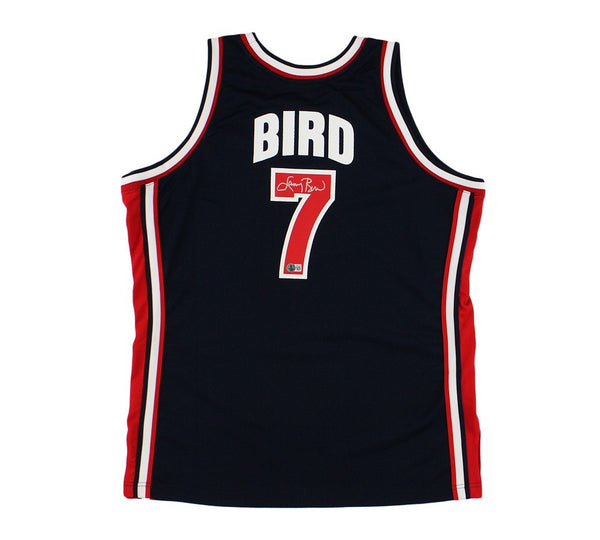 Larry Bird Signed Dream Team Authentic 1992 Mitchell & Ness Navy Jersey