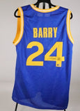 Rick Barry Autographed Golden State Warriors Blue Jersey "HOF 1987" TriStar COA