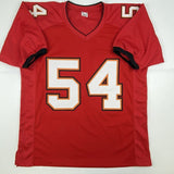 Autographed/Signed LAVONTE DAVID Tampa Bay Red Football Jersey JSA COA Auto