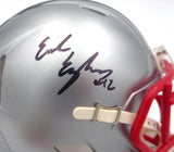 Emeka Egbuka Autographed Ohio State Buckeyes Mini Helmet Beckett BAS QR #WT07788