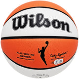 SUE BIRD AUTOGRAPHED WHITE PANEL BASKETBALL STORM 4X WNBA CHAMPS BECKETT 214844