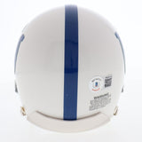 Reggie Wayne Signed Indianapolis Colt Mini Helmet (Beckett) Super Bowl XLI Champ