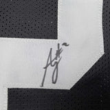 Autographed/Signed Ashton Jeanty Oakland Black Football Jersey Beckett BAS COA