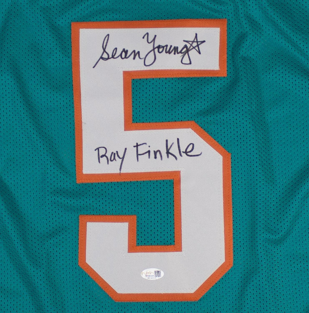 Sean Young Signed Laces Out Jersey Insc 