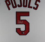 Albert Pujols Autographed St Louis Cardinals Baseball Framed Jersey TRISTAR COA