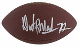Commanders Dexter Manley Authentic Signed Super Grip Nfl Football BAS Witnessed