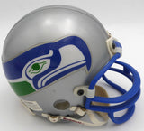Steve Largent Autographed Seattle Seahawks Mini Helmet "HOF 95" MCS Holo #68044