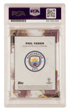 Phil Foden Signed 2023 Topps Inception Star Quality Purple /25 - PSA Authentic