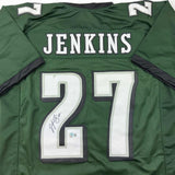 Autographed/Signed Malcolm Jenkins Philadelphia Green Jersey Beckett BAS COA