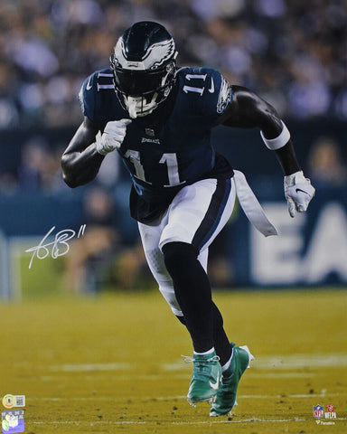 AJ Brown Autographed/Signed Philadelphia Eagles 16x20 Photo Beckett 39120