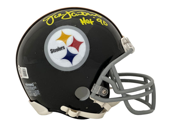Jack Lambert Autographed Pittsburgh Steelers TB Mini Helmet Beckett 42156
