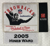 Hines Ward Signed Pittsburgh Steelers 2005 M&N Super Bowl XL Jersey PSA