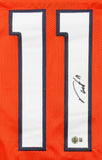 Troy Franklin Signed Denver Broncos Jersey (Beckett) 2024 Round Pick Oregon Duck