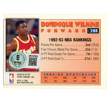 Dominique Wilkins Autographed 93 Topps All-Star #103 Trading Card Beckett 54150