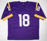 B J Ojulari Signed LSU Tigers Purple Jersey (JSA COA) Arizona Cardinals L.B.