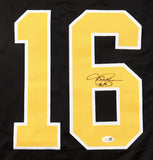 Derek Sanderson Signed Bruins Throwback Jersey (JSA) Boston Center 1968-1972