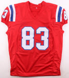 Wes Welker Signed New England Patriots Pro Cut Jersey (JSA) 5xPro Bowl W.R.
