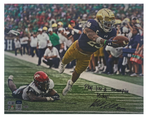 Kyren Williams Autographed / Inscribed 16" x 20" Photo Beckett / GDL LE 1/23