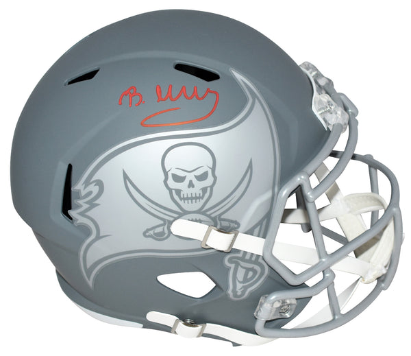 BUCKY IRVING SIGNED TAMPA BAY BUCCANEERS SLATE FULL SIZE SPEED HELMET BECKETT