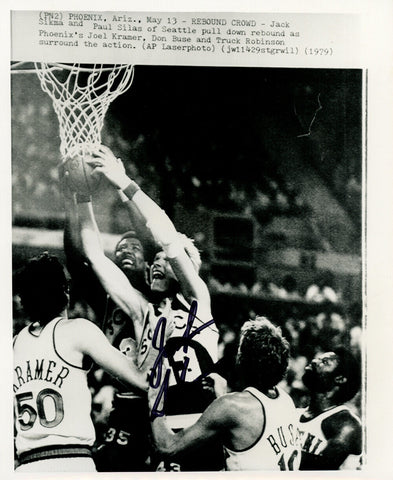 Jack Sikma Autographed Signed 8x10 Wire Photo Seattle Supersonics MCS 70221