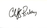 Cliff Richey Autographed/Signed Tennis Index Card Beckett 45356