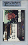 Sebastian Janikowski Signed 2000 Fleer Showcase #121 Rookie Card BAS 42940