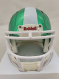 KENNETH WALKER III SIGNED MICHIGAN STATE SPARTANS FLASH SPEED MINI HELMET BAS QR