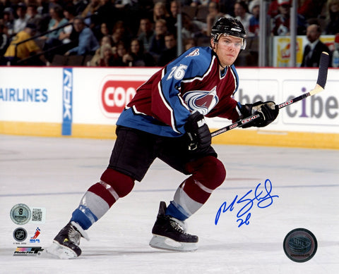 Paul Stastny Autographed/Signed Colorado Avalanche 8x10 Photo Beckett 57744