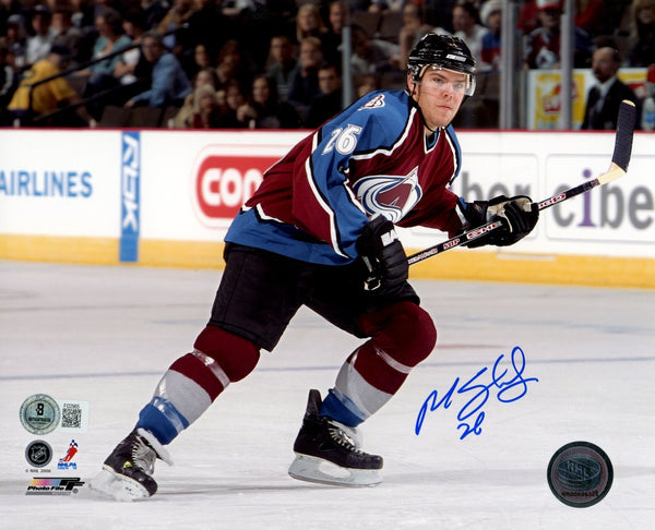 Paul Stastny Autographed/Signed Colorado Avalanche 8x10 Photo Beckett 57744